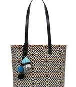 Nava Multicoloured Jacquard Tote Bag