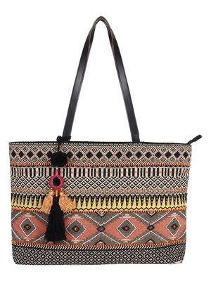 Neon Multicoloured Jacquard Shoulder bag 1