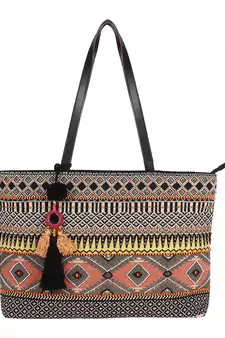 Neon Multicoloured Jacquard Shoulder bag