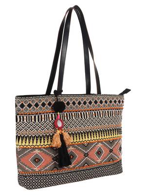 Neon Multicoloured Jacquard Shoulder bag 2