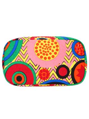 Orb Pink and multicoloured Canvas Shoulder bag 4