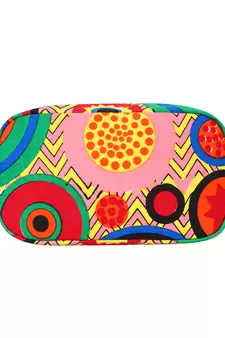 Orb Pink and multicoloured Canvas Shoulder bag