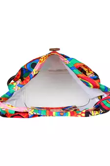Orb Pink and multicoloured Canvas Shoulder bag