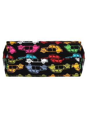 Mobile Women's Canvas Black and Mulicoloured Tote bag 4