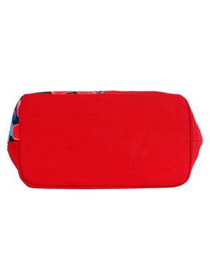 Flora Women's Canvas Red Tote bag 4