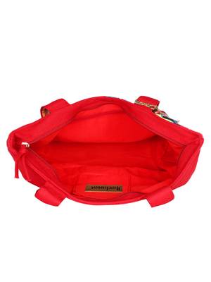Flora Women's Canvas Red Tote bag 5