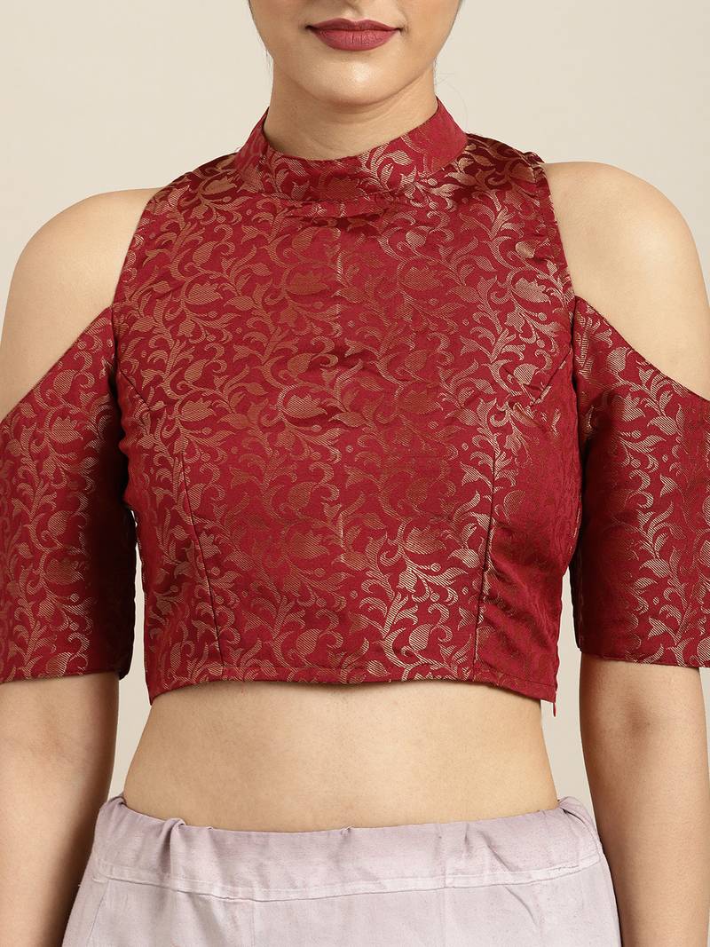 Inddus Sea Green Satin Georgette Lace Bordered Saree With Blouse