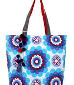 Florid Women's Canvas Blue Tote bag