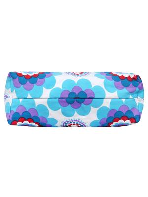 Florid Women's Canvas Blue Tote bag 4
