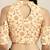 Inddus Black Georgette Foil Print Saree With Embroidered Blouse