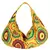 Orb Yellow Canvas Hobo Bag