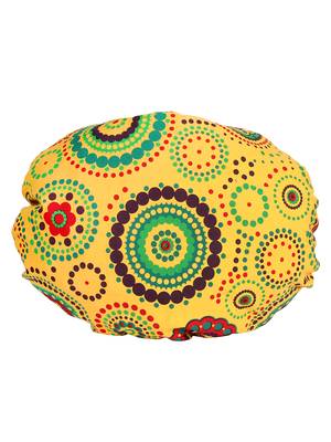 Orb Yellow Canvas Hobo Bag 4