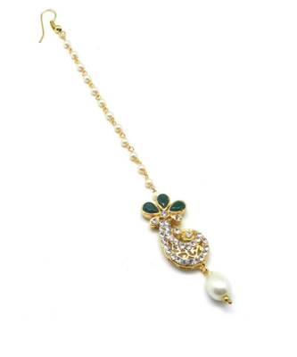 Gold Plated Maang Tikka For Women And Girls 1