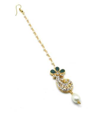 Gold Plated Maang Tikka For Women And Girls 2