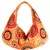 Orb Orange Canvas Hobo Bag