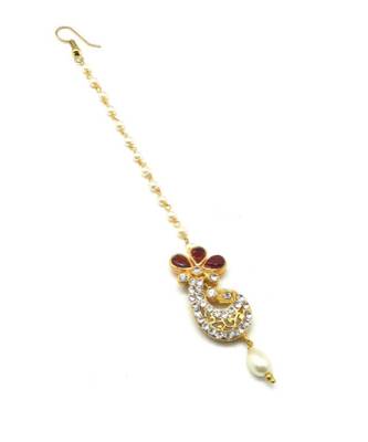 Gold Plated Maang Tikka For Women And Girls 2