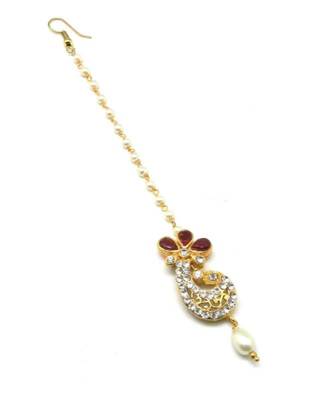 Gold Plated Maang Tikka For Women And Girls 3
