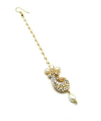 Gold Plated Maang Tikka For Women And Girls 2