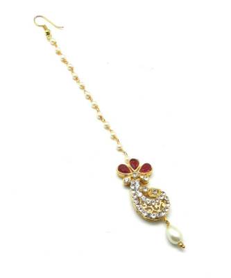 Gold Plated Maang Tikka For Women And Girls 1