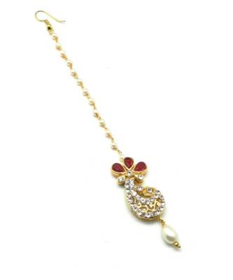 Gold Plated Maang Tikka For Women And Girls 3