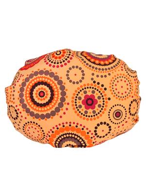 Orb Orange Canvas Hobo Bag 4