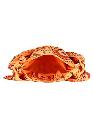 Orb Orange Canvas Hobo Bag 5