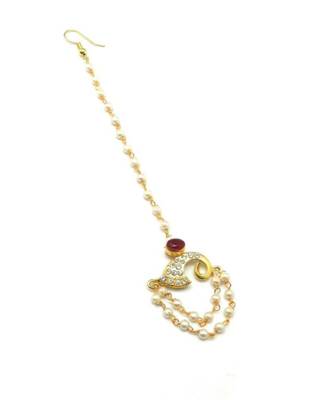Gold Plated Maang Tikka For Women And Girls 2