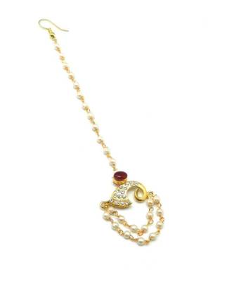 Gold Plated Maang Tikka For Women And Girls 3