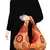 Orb Orange Canvas Hobo Bag
