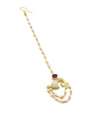 Gold Plated Maang Tikka For Women And Girls 3