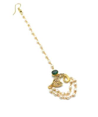 Gold Plated Maang Tikka For Women And Girls 1