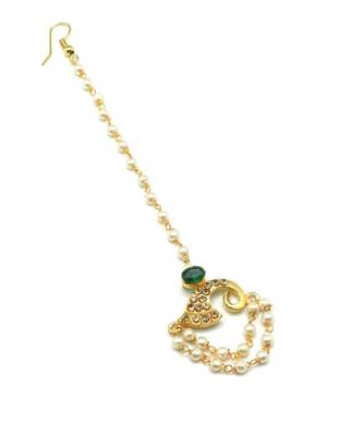 Gold Plated Maang Tikka For Women And Girls 2