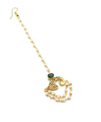 Gold Plated Maang Tikka For Women And Girls 3