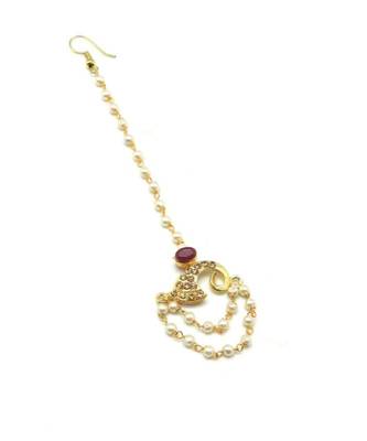 Gold Plated Maang Tikka For Women And Girls 2