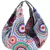Orb Grey Canvas Hobo Bag