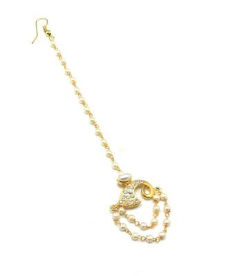Gold Plated Maang Tikka For Women And Girls 3
