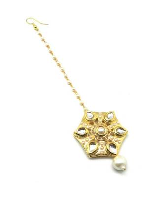 Gold Plated Maang Tikka For Women And Girls 1