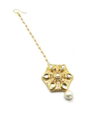 Gold Plated Maang Tikka For Women And Girls 2