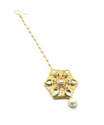 Gold Plated Maang Tikka For Women And Girls 3