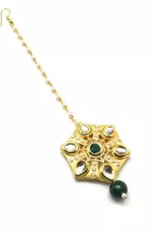 Gold Plated Maang Tikka For Women And Girls