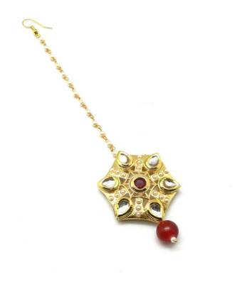 Gold Plated Maang Tikka For Women And Girls 3