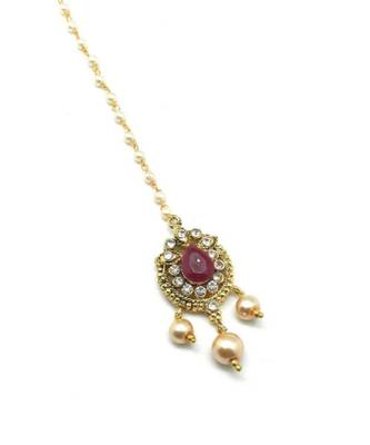 Gold Plated Maang Tikka For Women And Girls 1