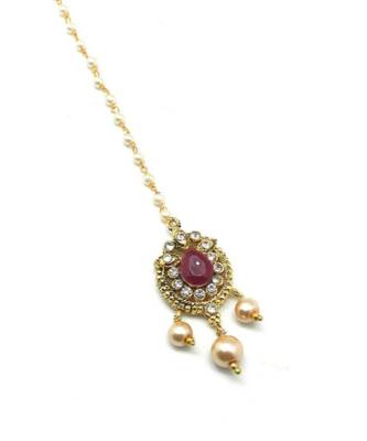 Gold Plated Maang Tikka For Women And Girls 2