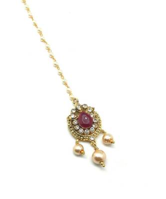 Gold Plated Maang Tikka For Women And Girls 3