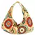 Orb Yellow Canvas Hobo Bag