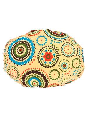 Orb Yellow Canvas Hobo Bag 4