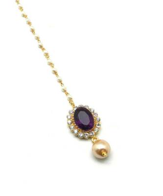 Gold Plated Maang Tikka For Women And Girls 2