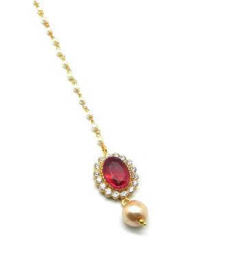 Gold Plated Maang Tikka For Women And Girls 2