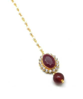 Gold Plated Maang Tikka For Women And Girls 1