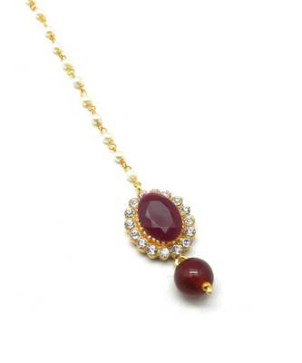 Gold Plated Maang Tikka For Women And Girls 2